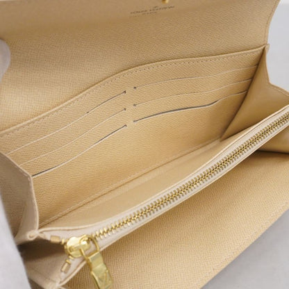 Louis Vuitton Damier Azure Portefeuille Sarah N61735 White Women's