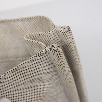 Hermes Tote Bag Sac Arne MM Canvas Gray Black Silver Hardware Women's