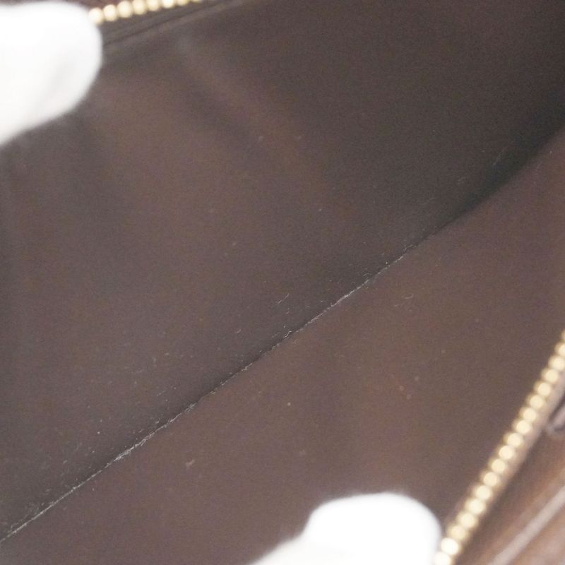 Louis Vuitton Damier Portefeuille Sistine N61747 Ebène Ladies Long Wallet