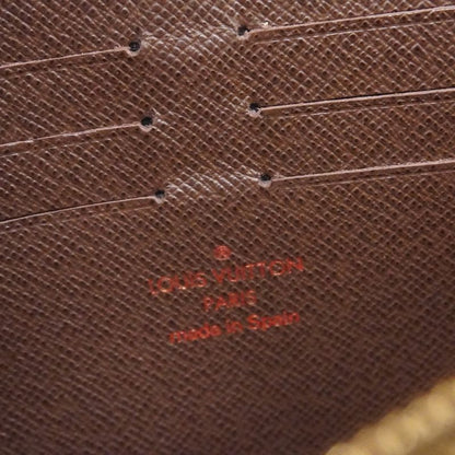 Louis Vuitton Damier Portefeuille Sistine N61747 Ebène Ladies Long Wallet