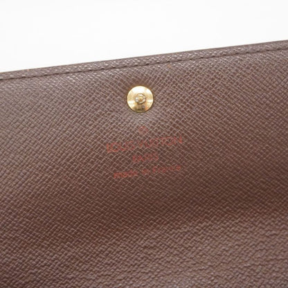 Louis Vuitton Damier Portefeuille Sarah N61726 Ebène Women's Long Wallet