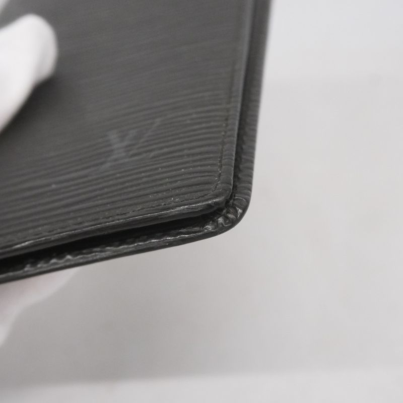 Louis Vuitton Notebook Cabas - Epi Agenda Poche R20522 Noir Black Men's