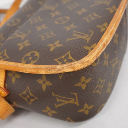 Louis Vuitton Shoulder Bag Monogram Sologne M42250 Brown Ladies