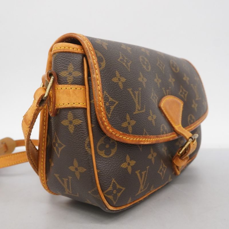 Louis Vuitton Shoulder Bag Monogram Sologne M42250 Brown Ladies