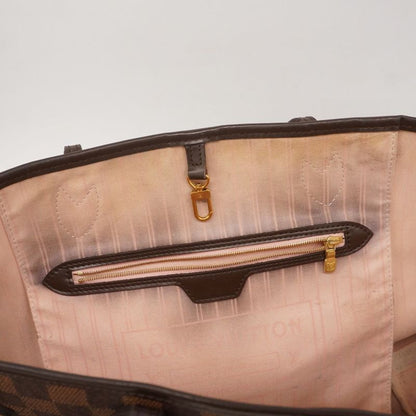 Louis Vuitton Tote Bag Damier Neverfull MM N40598 Rose Ballerine Women