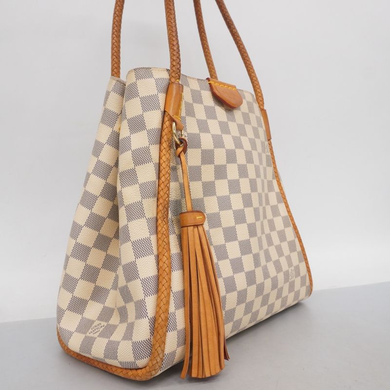 Louis Vuitton Tote Bag Damier Azure Propriano N44027 White Women's
