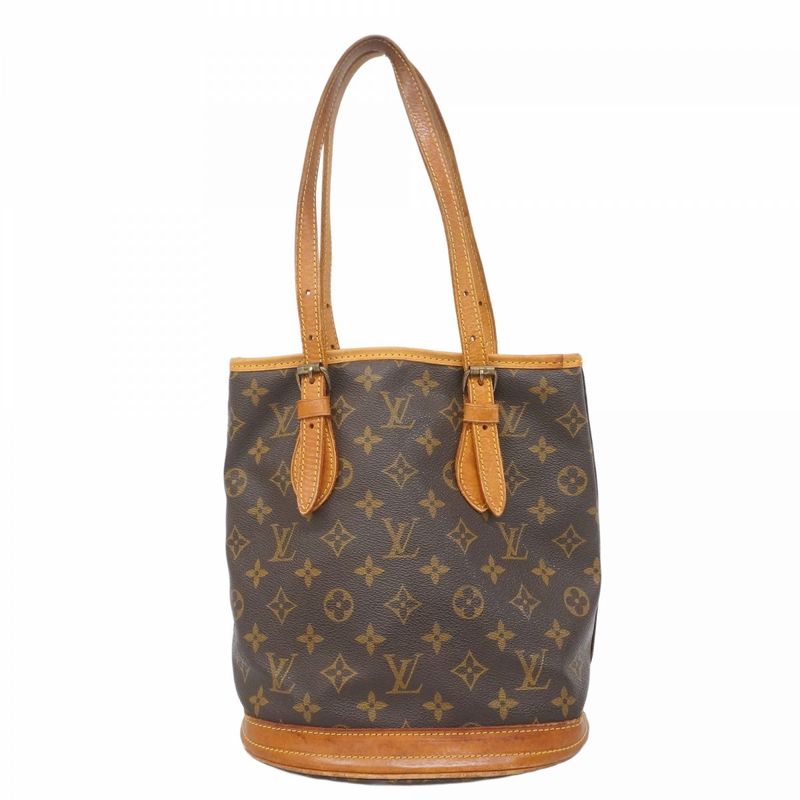 Louis Vuitton Tote Bag Monogram Bucket PM M42238 Brown Ladies