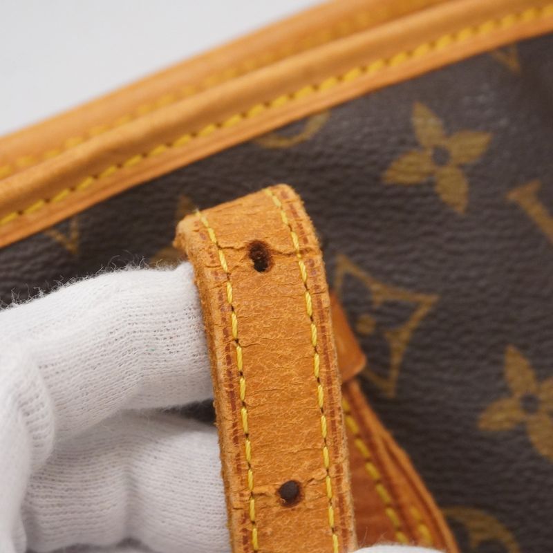 Louis Vuitton Tote Bag Monogram Bucket PM M42238 Brown Ladies