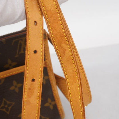 Louis Vuitton Shoulder Bag Monogram Popin Clairon M40008 Brown Ladies