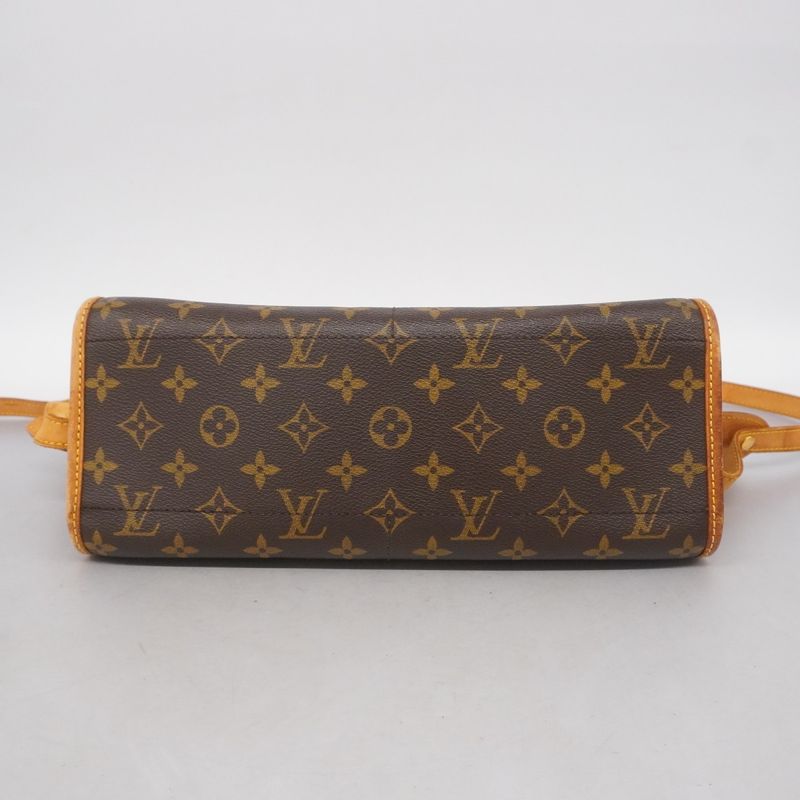 Louis Vuitton Shoulder Bag Monogram Popin Clairon M40008 Brown Ladies