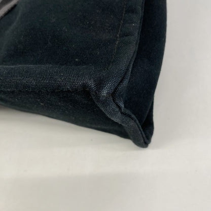 Hermes Tote Bag Fourre Tout MM Canvas Black Silver Hardware Women