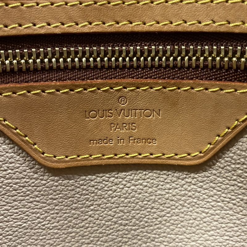 Louis Vuitton Tote Bag Monogram Bucket PM M42238 Brown Ladies