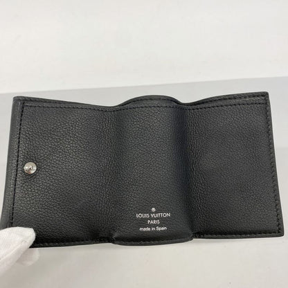 Louis Vuitton Portefeuille Lock Mini M63921 Noir Black Women