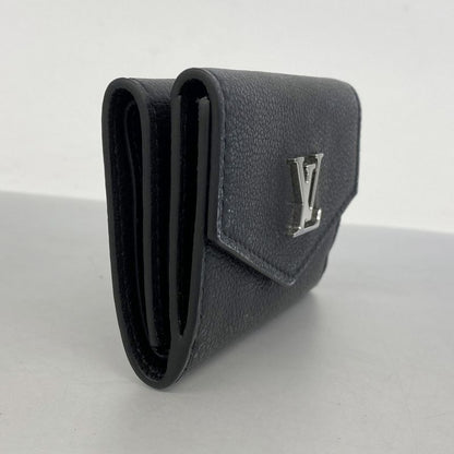 Louis Vuitton Portefeuille Lock Mini M63921 Noir Black Women