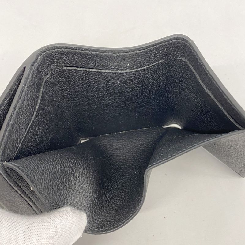 Louis Vuitton Portefeuille Lock Mini M63921 Noir Black Women