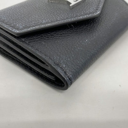 Louis Vuitton Portefeuille Lock Mini M63921 Noir Black Women