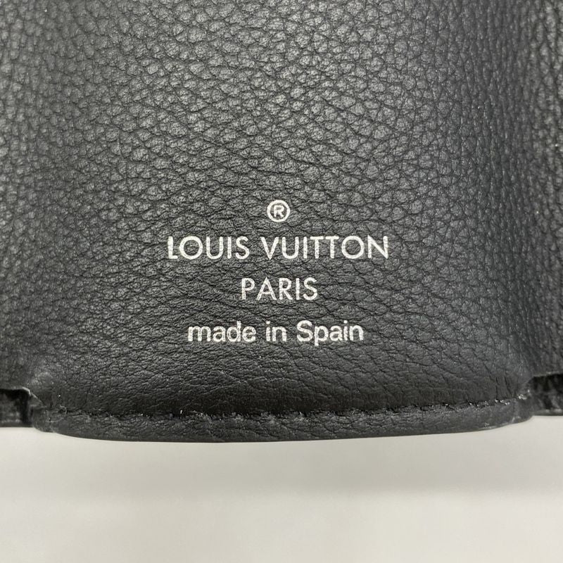 Louis Vuitton Portefeuille Lock Mini M63921 Noir Black Women