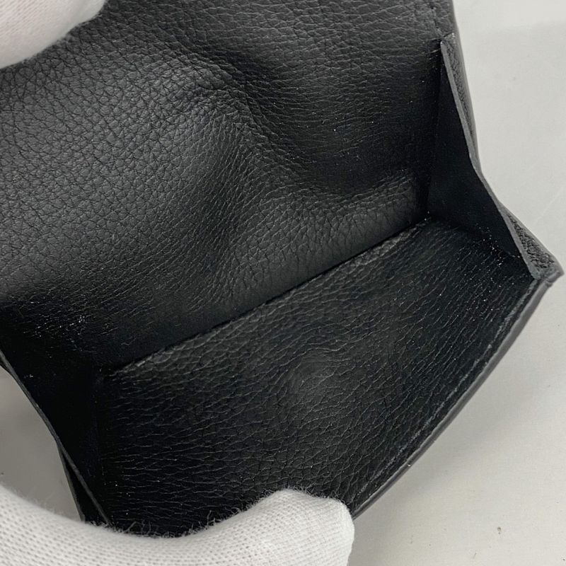 Louis Vuitton Portefeuille Lock Mini M63921 Noir Black Women