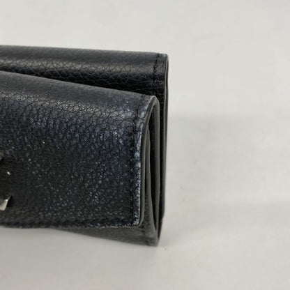 Louis Vuitton Portefeuille Lock Mini M63921 Noir Black Women