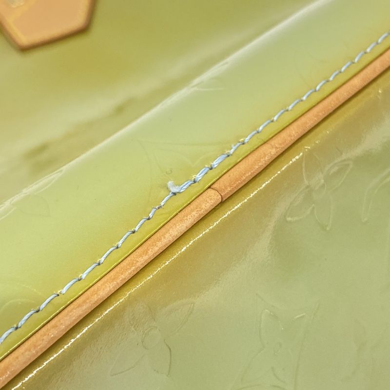 Louis Vuitton Tote Bag Vernis Houston M91005 Baby Blue Women's