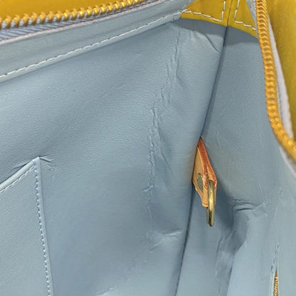 Louis Vuitton Tote Bag Vernis Houston M91005 Baby Blue Women's