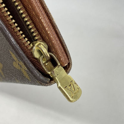Louis Vuitton Wallet Monogram Porte Monnaie Vie Trésor M61730 Brown Ladies