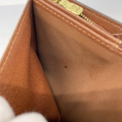 Louis Vuitton Wallet Monogram Porte Monnaie Vie Trésor M61730 Brown Ladies