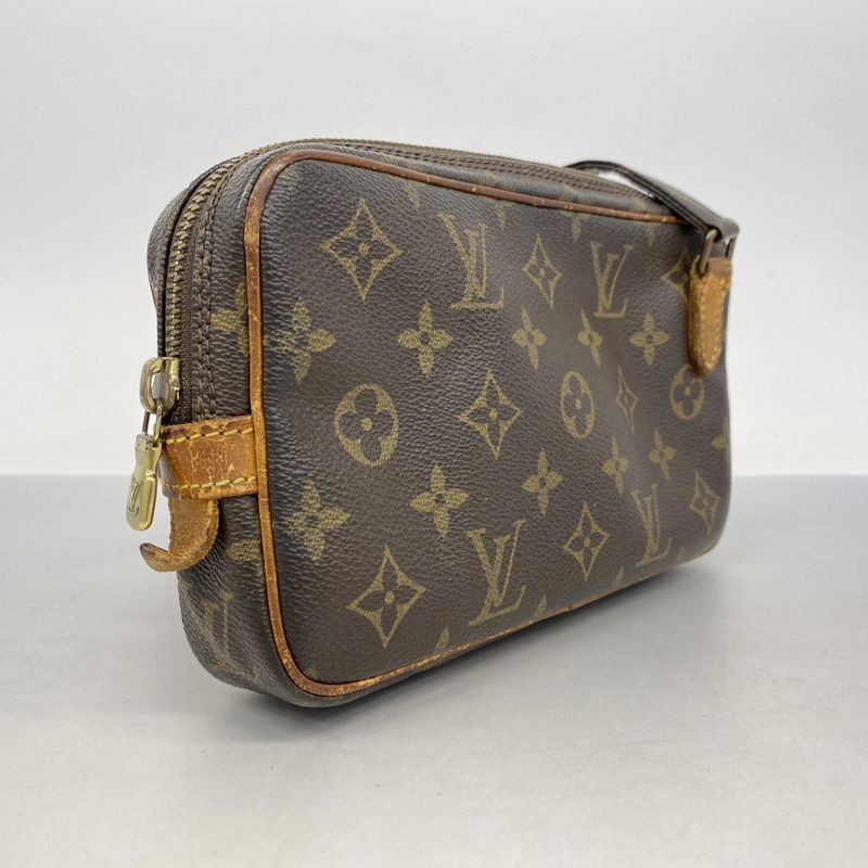 Louis Vuitton Shoulder Bag Monogram Marly Bandouliere M51828 Brown Women's