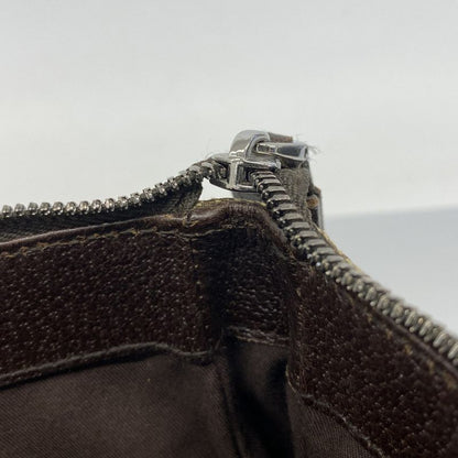 Gucci Shoulder Bag GG Canvas 114273 Canvas Beige Silver Hardware Women