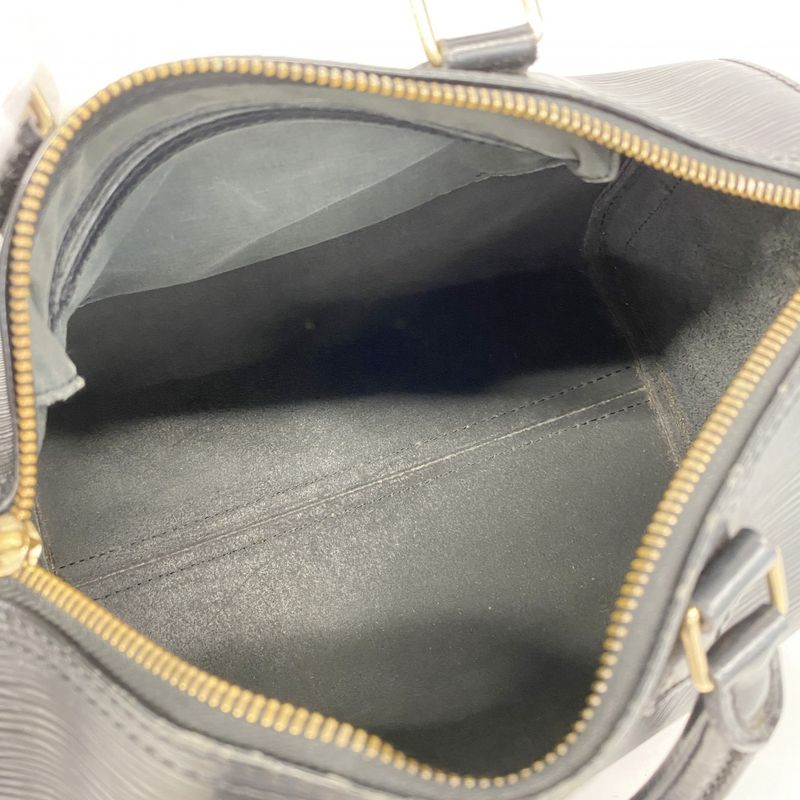 Louis Vuitton Epi Speedy 25 M59032 Noir Black Women