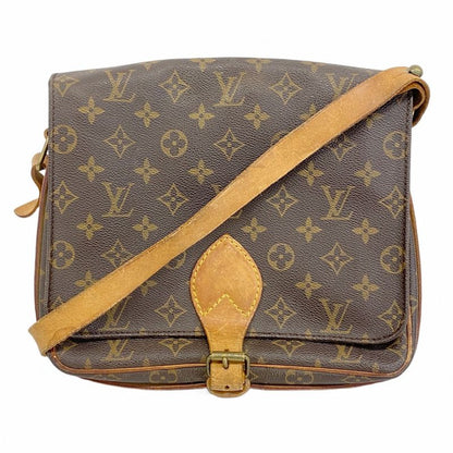 Louis Vuitton Shoulder Bag Monogram Cartesiere GM M51252 Brown Ladies