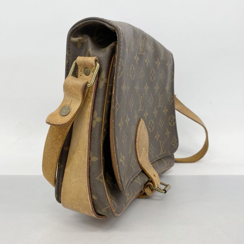 Louis Vuitton Shoulder Bag Monogram Cartesiere GM M51252 Brown Ladies