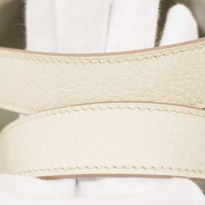 Hermes Handbag Picotin Lock PM Taurillon Clemence Beton Silver Hardware Marked