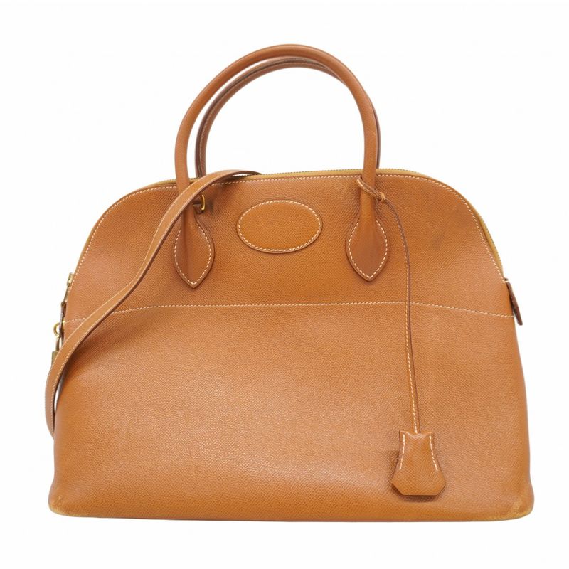 Hermes Handbag Bolide 35 Courchevel Gold Hardware 00X Engraved 2way Bag Ladies