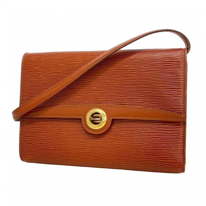 Louis Vuitton Epi Arche Shoulder Bag M52573 Kenyan Brown Ladies
