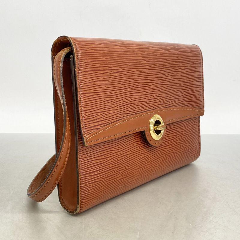 Louis Vuitton Epi Arche Shoulder Bag M52573 Kenyan Brown Ladies