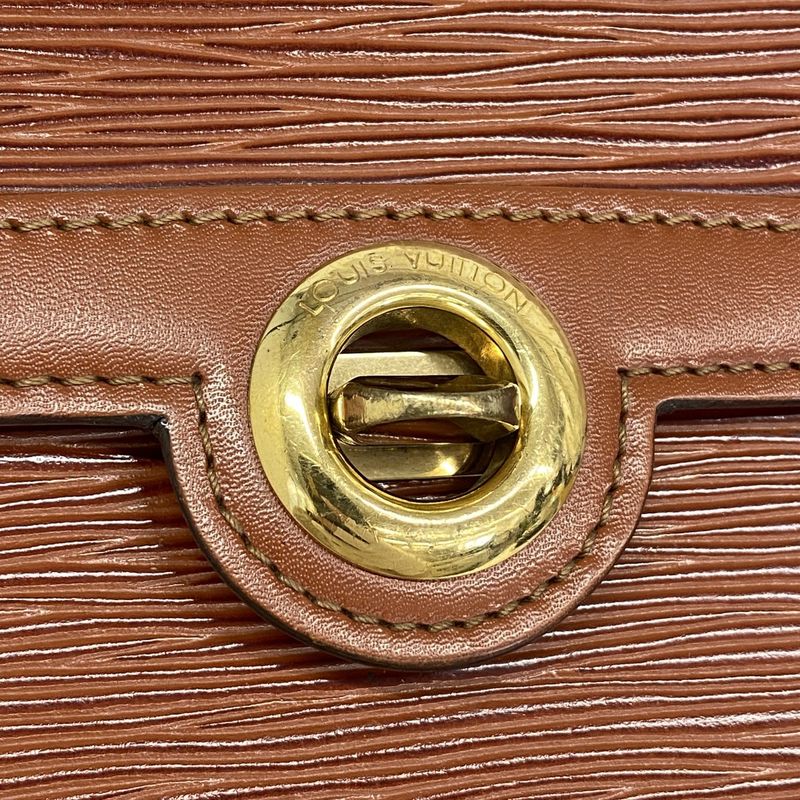Louis Vuitton Epi Arche Shoulder Bag M52573 Kenyan Brown Ladies