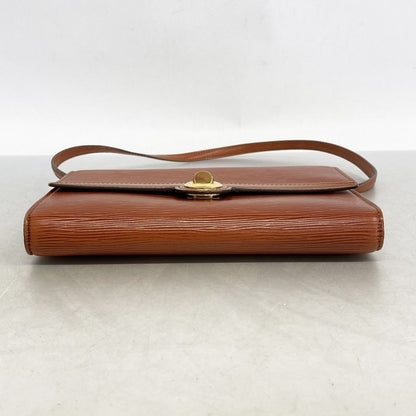 Louis Vuitton Epi Arche Shoulder Bag M52573 Kenyan Brown Ladies
