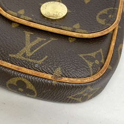 Louis Vuitton Shoulder Bag Monogram Pochette Cancun M60018 Brown Women's