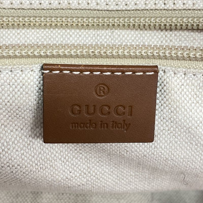 Gucci Tote Bag GG Nylon 282439 Nylon Red Chien Pan Gold Hardware Women's