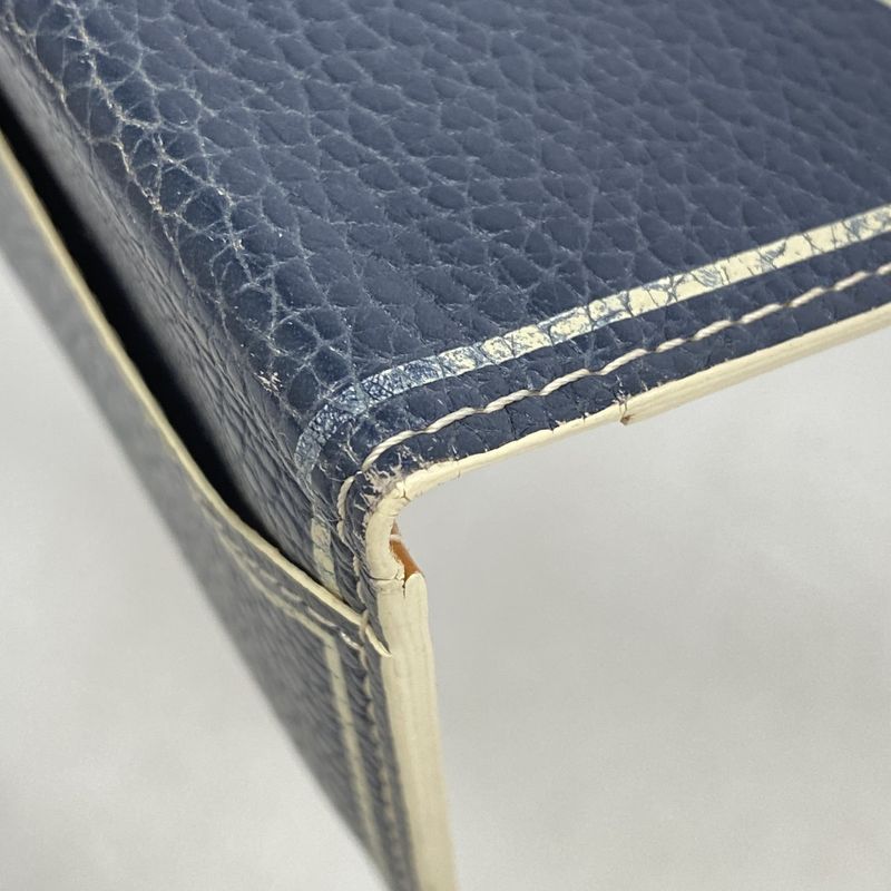 Louis Vuitton Organizer Card Case Organizer De Poche Navy Men's Women's Unisex