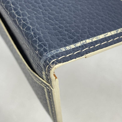 Louis Vuitton Organizer Card Case Organizer De Poche Navy Men's Women's Unisex