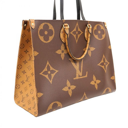 Louis Vuitton Tote Monogram Giant Reverse On-the-go GM M44576 Brown 2-way Bag