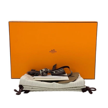 Hermes D'esting Loafers Leather Shoes Suede Pink Gold Kelly Hardware Moccasin