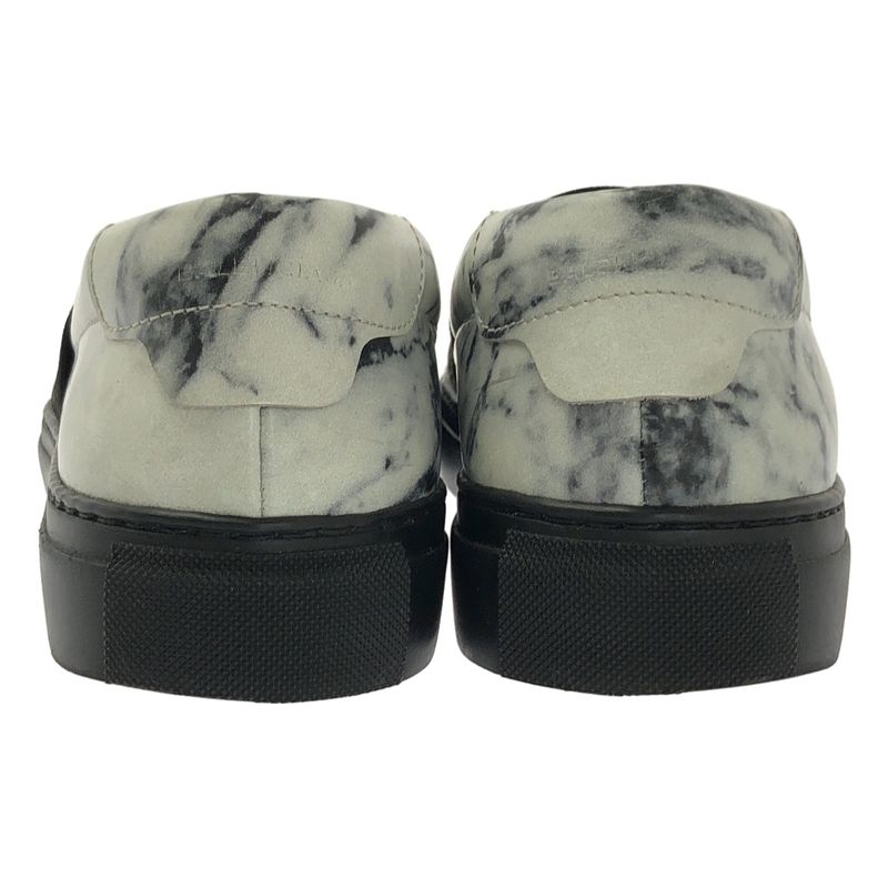 Balenciaga | Total Pattern Slip-on Low Cut Sneakers | 39 | White Black | Men's