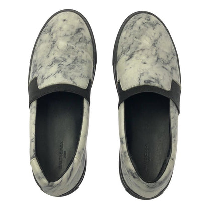 Balenciaga | Total Pattern Slip-on Low Cut Sneakers | 39 | White Black | Men's