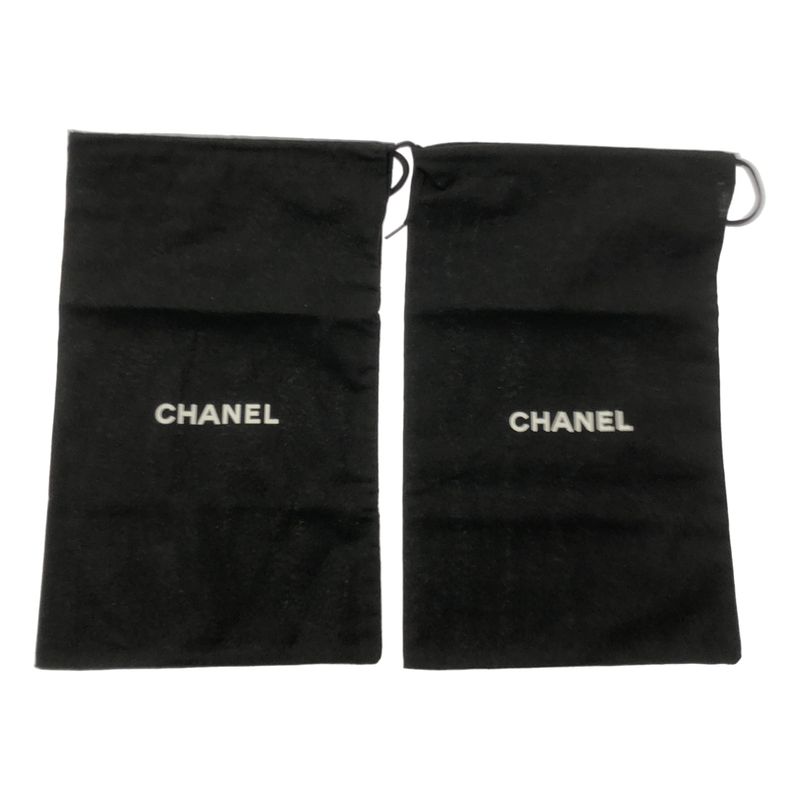 Chanel Paris-dallas Coco Mark Quilted Flat Sandals - Women's - 37C - Black