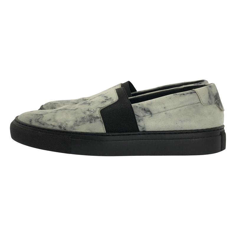 Balenciaga | Total Pattern Slip-on Low Cut Sneakers | 39 | White Black | Men's