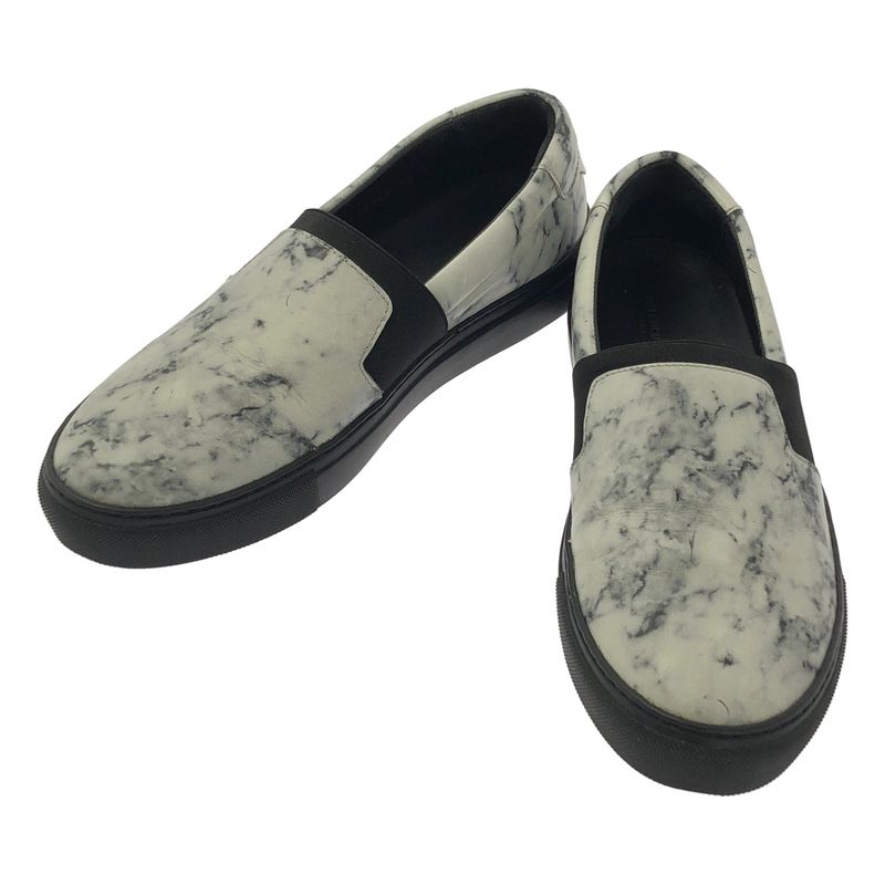 Balenciaga | Total Pattern Slip-on Low Cut Sneakers | 39 | White Black | Men's