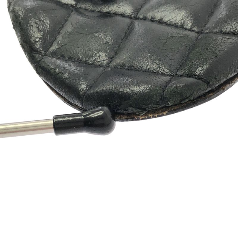 Chanel Paris-dallas Coco Mark Quilted Flat Sandals - Women's - 37C - Black